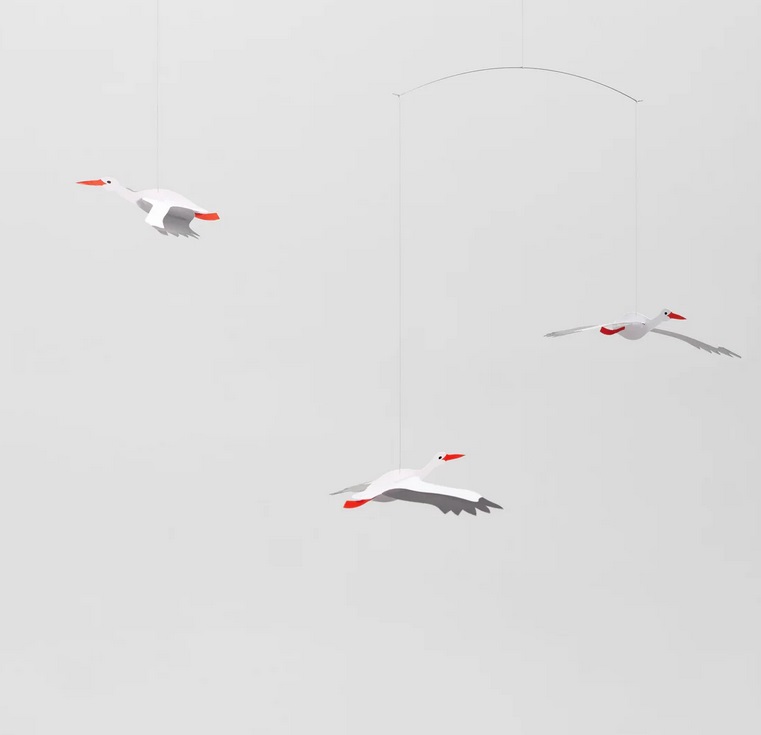 Flensted Mobiles Glücksstörche Mobile – Bild 4