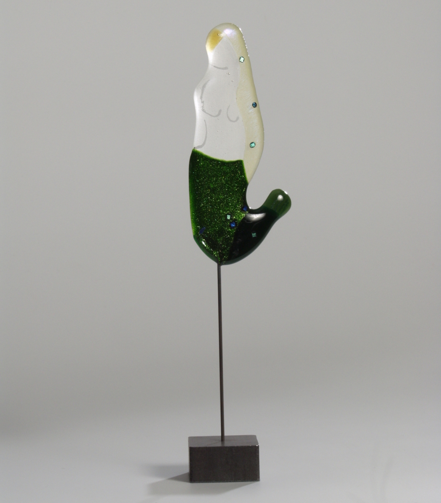 CHIGAGGLE Schneemann-Glasfigur Mit Weihnachtsmütze – Süße Winterdekoration Für Die Feiertage