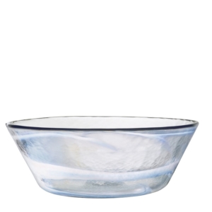 Mine Glasschale groß von KOSTABODA in der Farbe weiss/blassblau