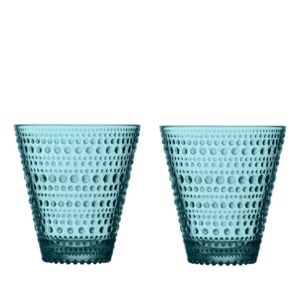 iittala KASTEHELMI Glas 30cl 2 Stück in der Farbe seeblau