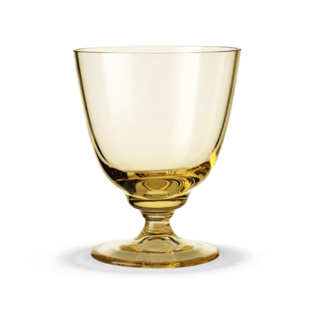 Holmegaard FLOW Glas mit Fuss 35cl Amber