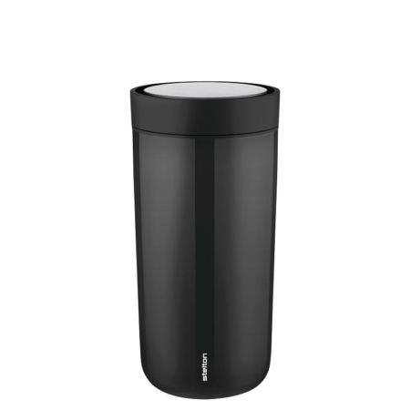 Stelton To Go Click Isolierbecher 0,4l in der Farbe Schwarz
