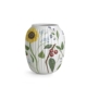 Hammershoi Vase von Kähler-Design mit sommerlichen Blumenmotiven aufd weissem Porzellan