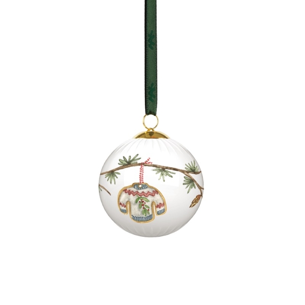 Kähler Design Weihnachtskugel 2025 aus Porzellan ø 6cm – Bild 4