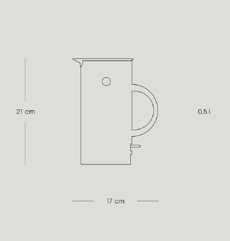 Stelton EM 77 mini Wasserkocher 0,5 Liter – Bild 3