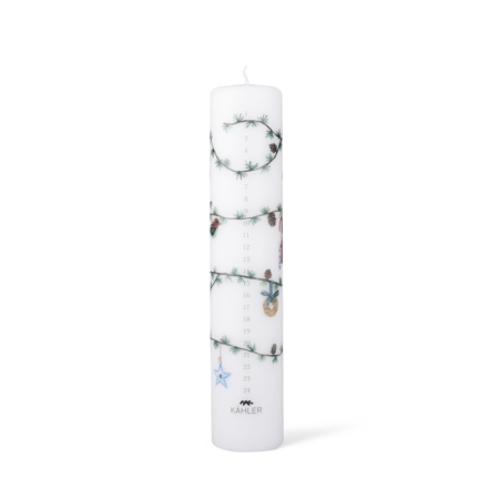 Kähler Hammershøi Christmas 2026 Kalenderkerze 25 cm
