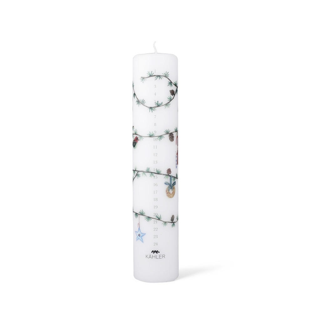 Kähler Hammershøi Christmas 2026 Kalenderkerze 25 cm